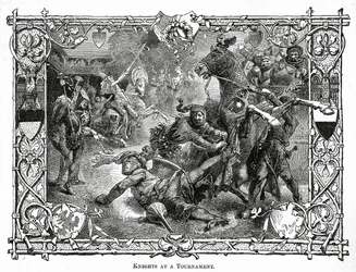 Knights at a Tournament, c.1882